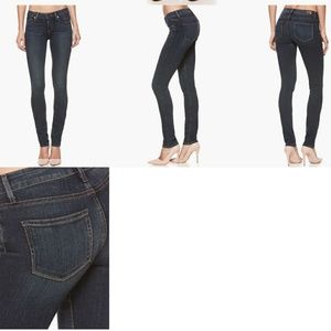 PAIGE dark wash low-rise jeans. NWOT.